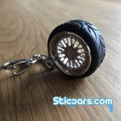 119 Tuning velg sleutelhanger chrome 119 Tuning velg sleutelhanger chrome