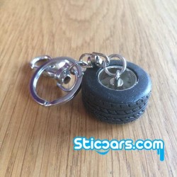 100 rubberen wiel met velg sleutelhanger 100 rubberen wiel met velg sleutelhanger